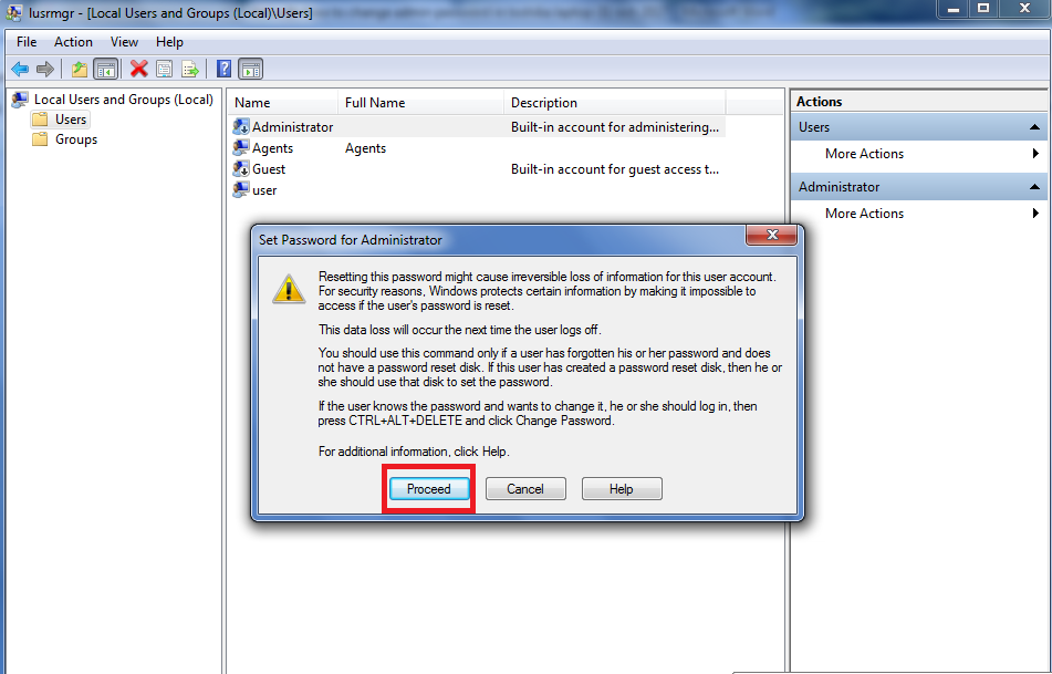 Step 5a-Change Admin Password in Toshiba Laptop
